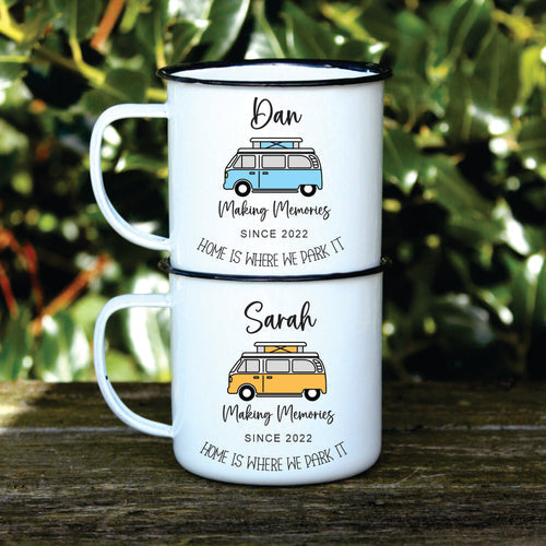 Camper van personalised Mugs