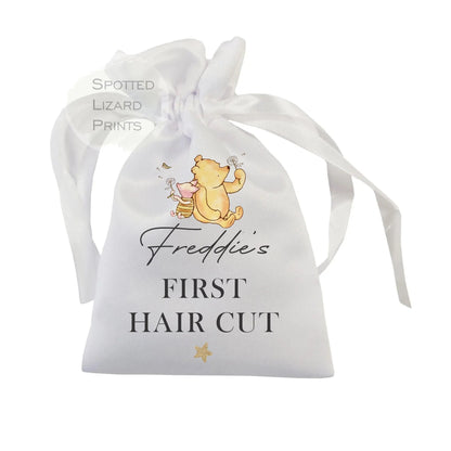 Baby hospital tag keepsake bag.