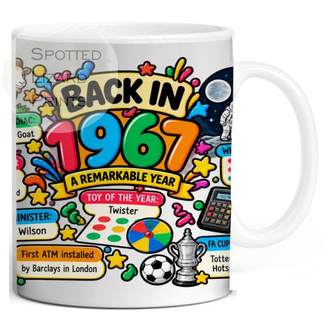 Born in 1967 Facts – Back in 1967 - Mug for Him, Her, Friend, Son, Daughter