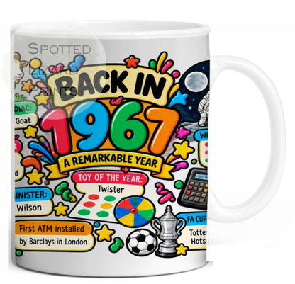 Born in 1967 Facts – Back in 1967 - Mug for Him, Her, Friend, Son, Daughter