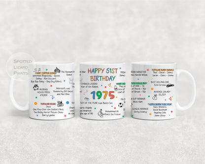 51st birthday mug
