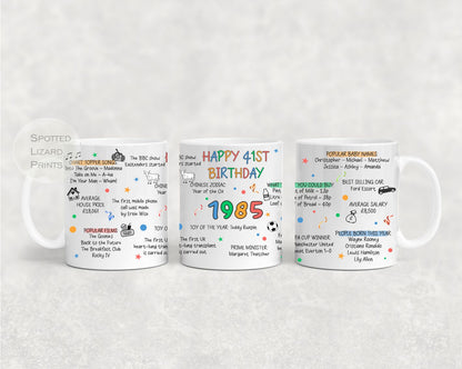 41st birthday mug