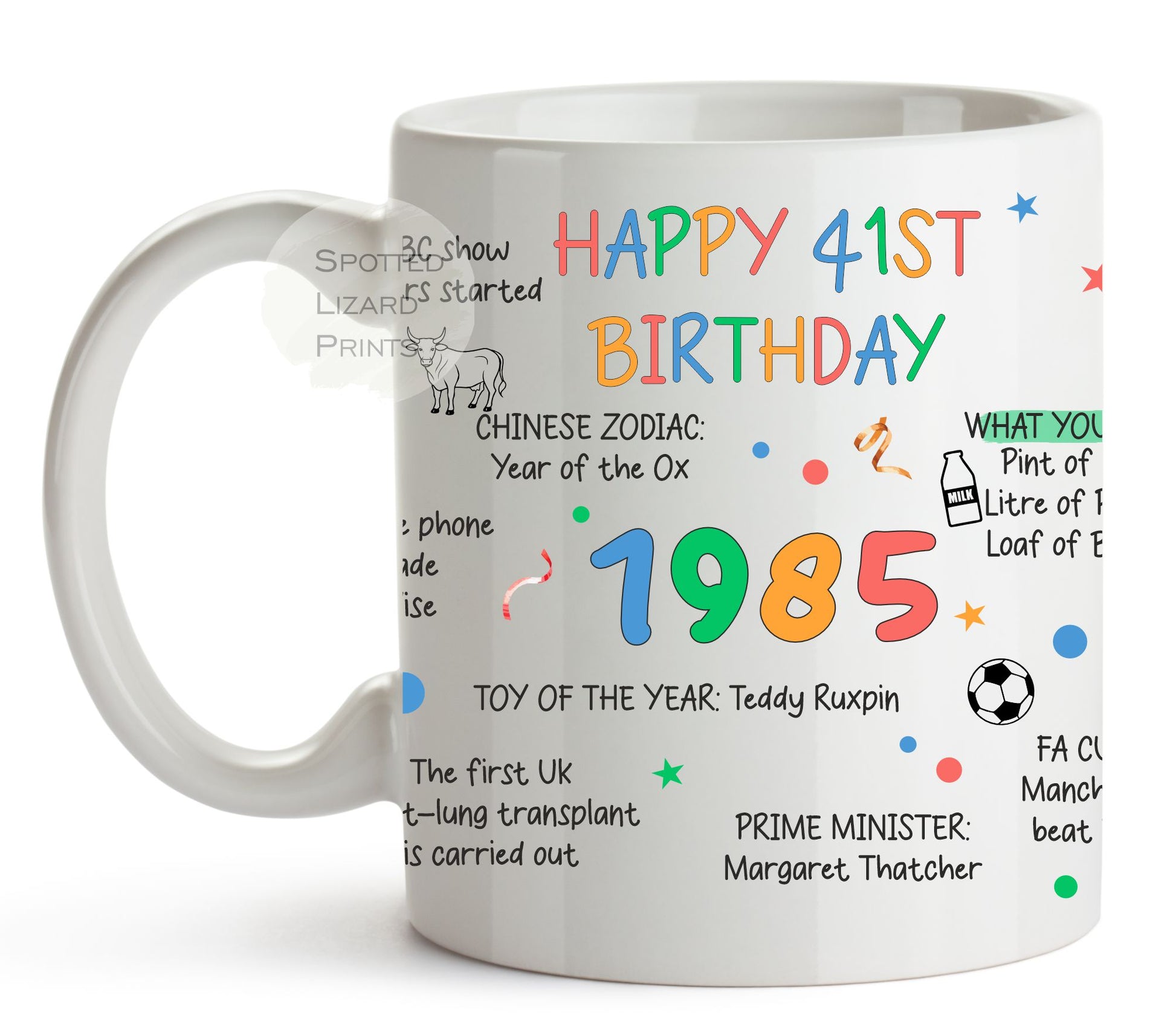 41st birthday mug