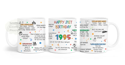 31st birthday mug