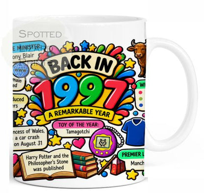 Born in 1997 Facts – Back in 1997 - Mug for Him, Her, Friend, Son, Daughter