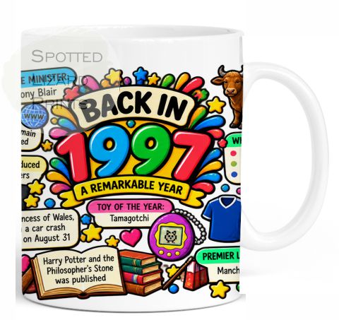 Born in 1997 Facts – Back in 1997 - Mug for Him, Her, Friend, Son, Daughter