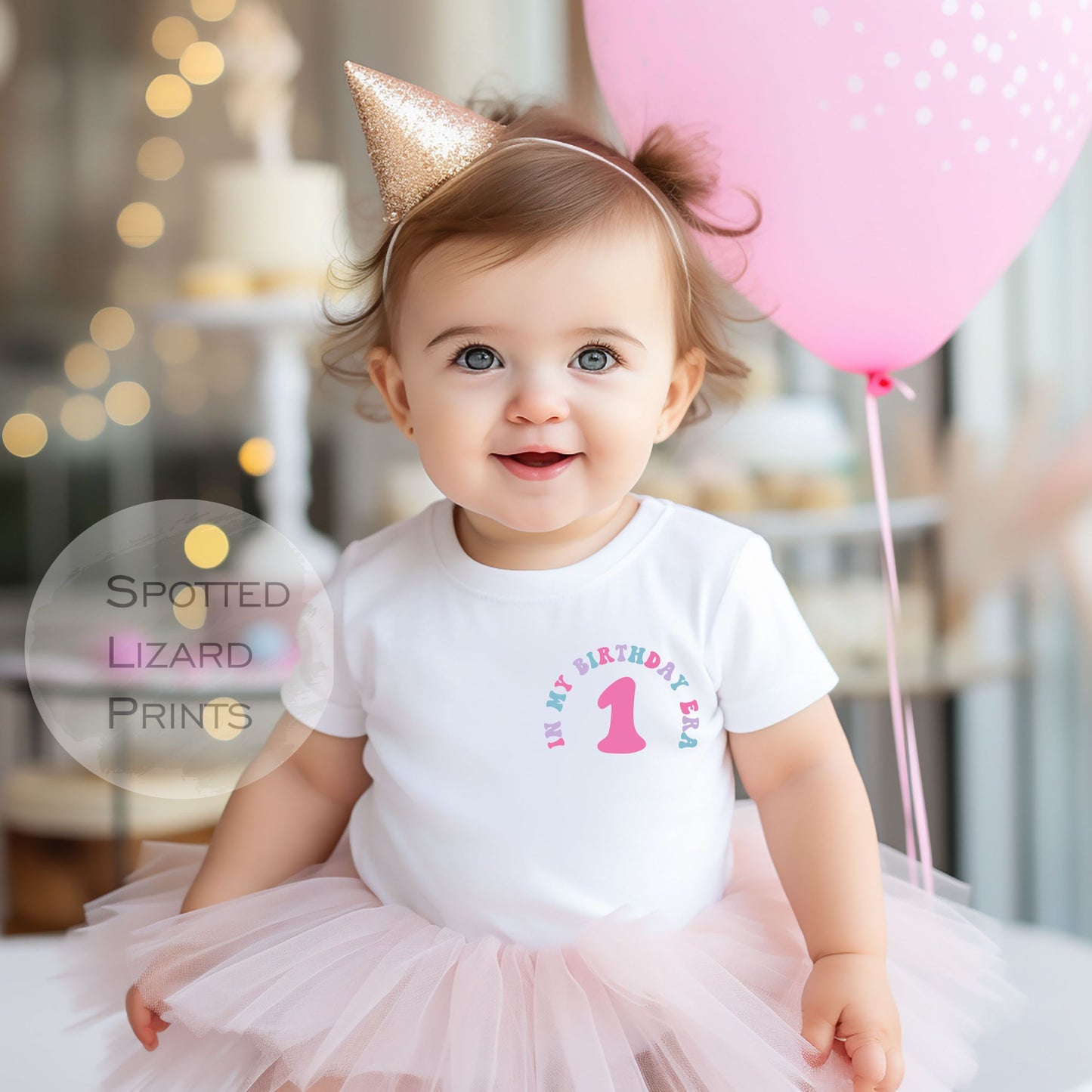 Personalised in my 1st Birthday Era Birthday T-shirt, 1st Birthday shirt, one today Birthday Girl t-shirt, 1st birthday sweatshirt