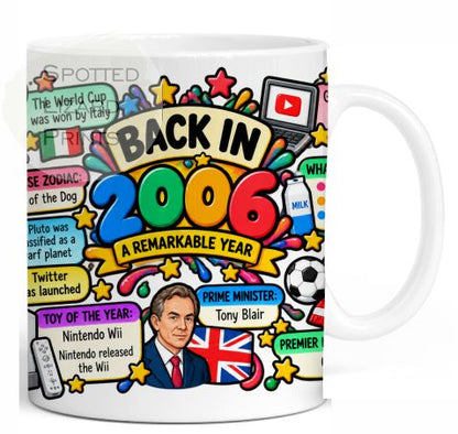 Born in 2006 Facts – Back in 2006 - Mug for Him, Her, Friend, Son, Daughter
