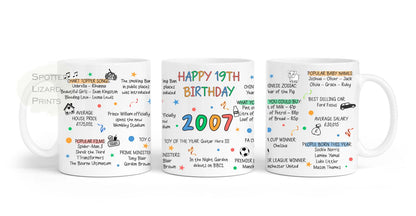 19th birthday mug