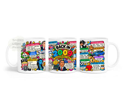 Born in 2009 Facts – Back in 2009 - Mug for Him, Her, Friend, Son, Daughter