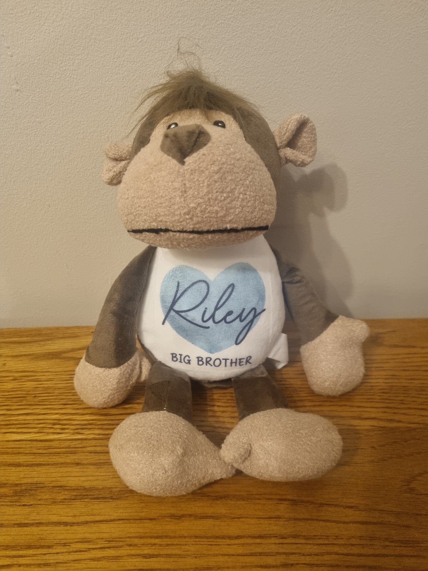 Personalised soft Toy for Baby shower. Unique Hand printed Soft Toys. Gift for new and expecting Mum's