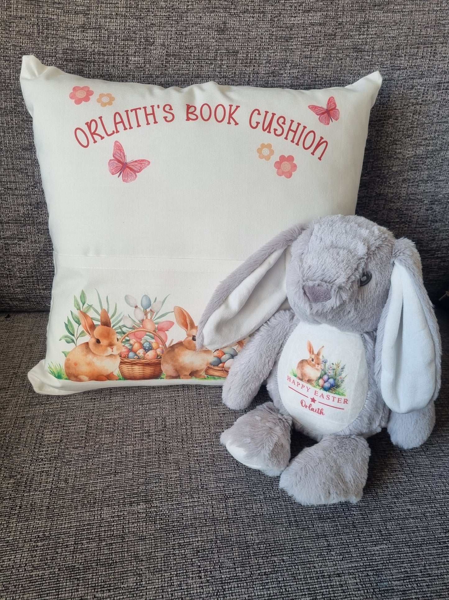 easter pillow and soft toy