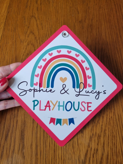 sign for children's playhouse