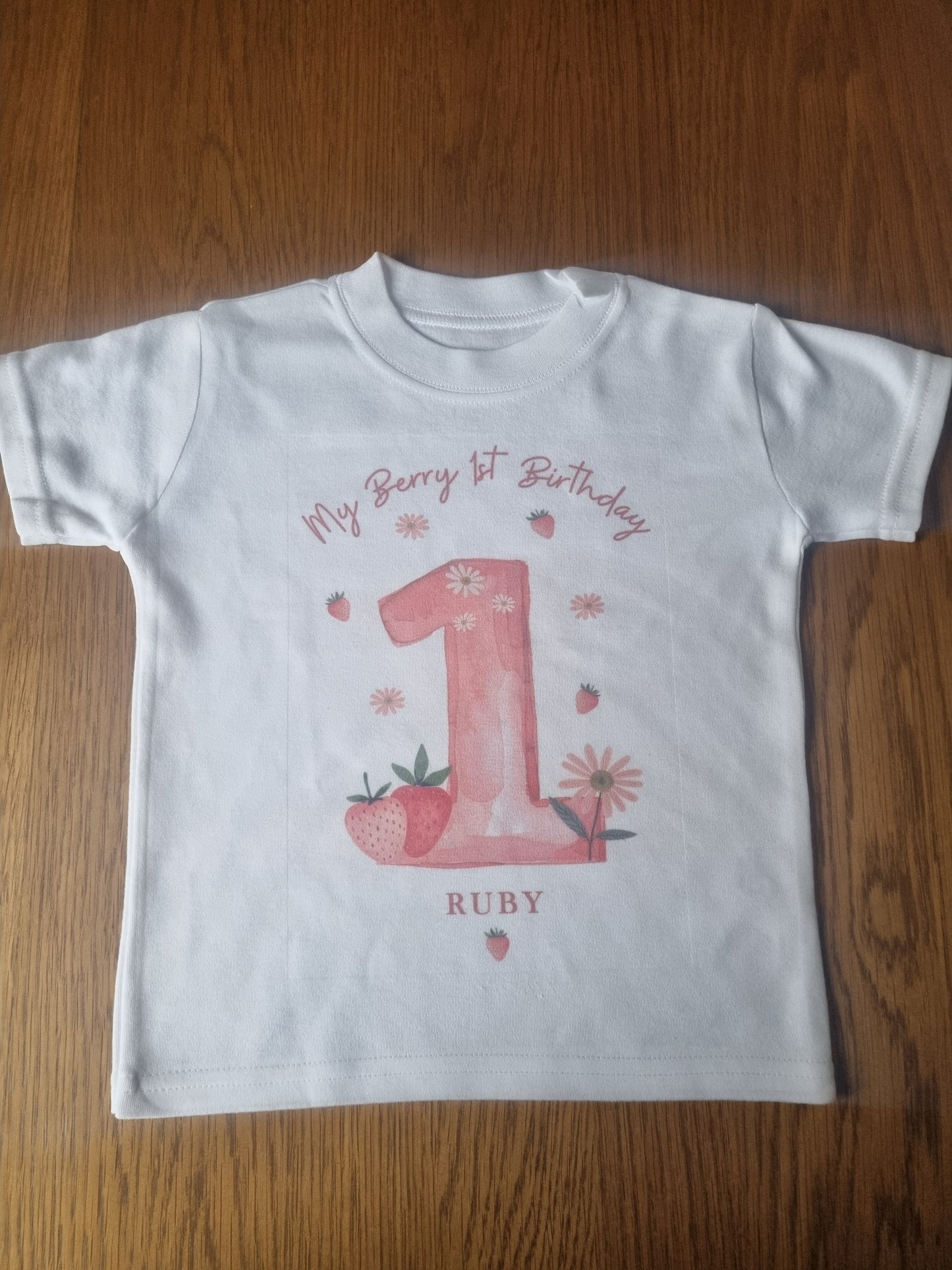 My first birthday personalised kids T-Shirt