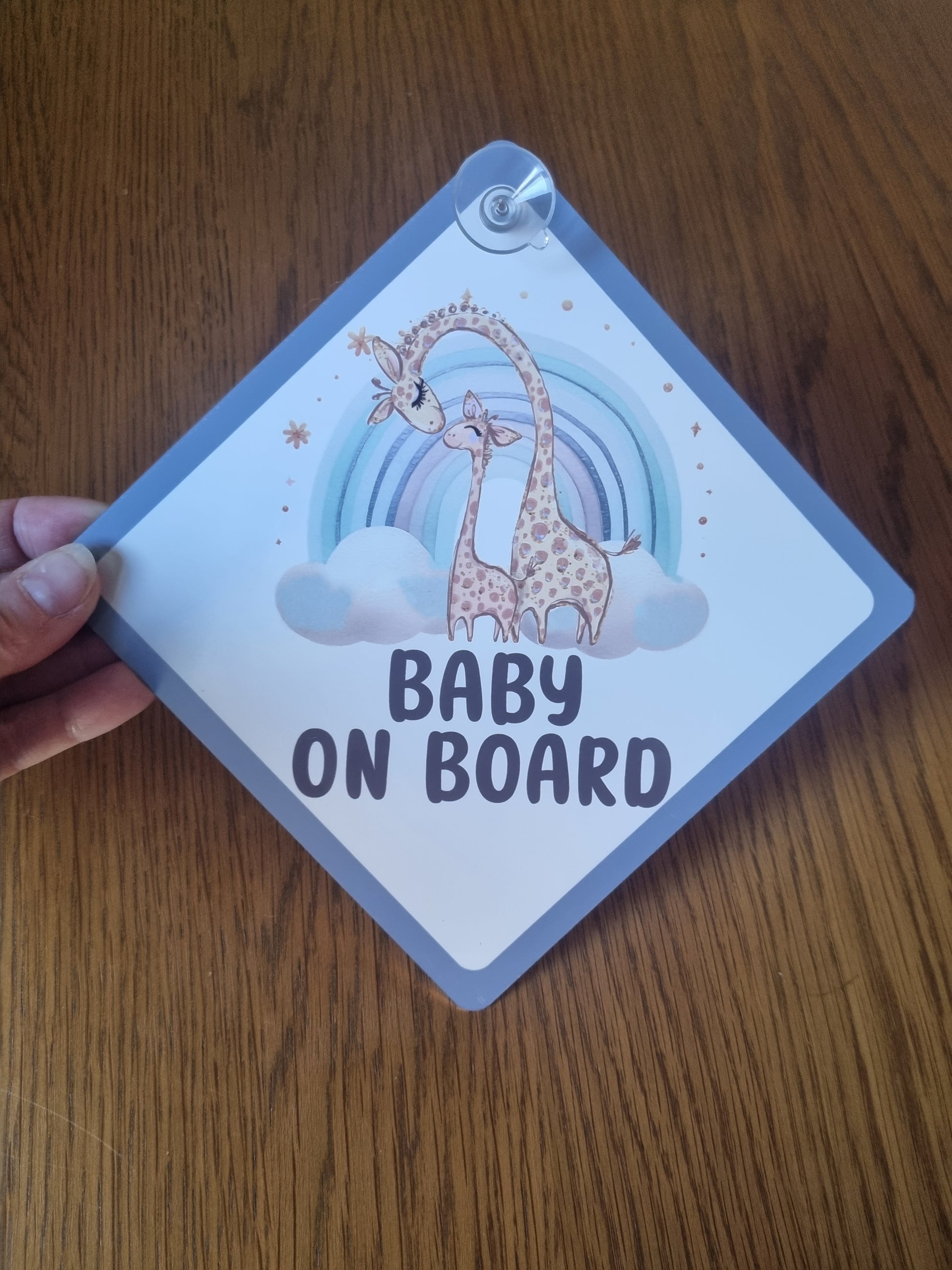 New Baby on board sign