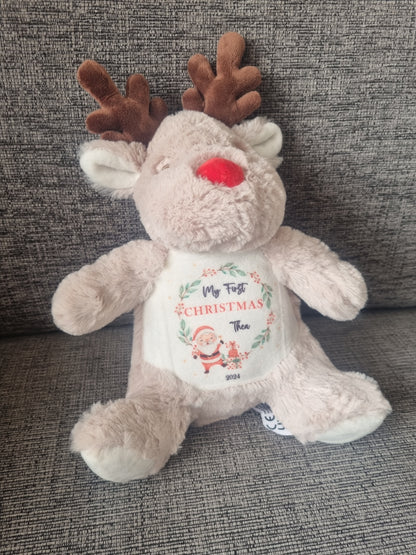 Children's reindeer soft toy