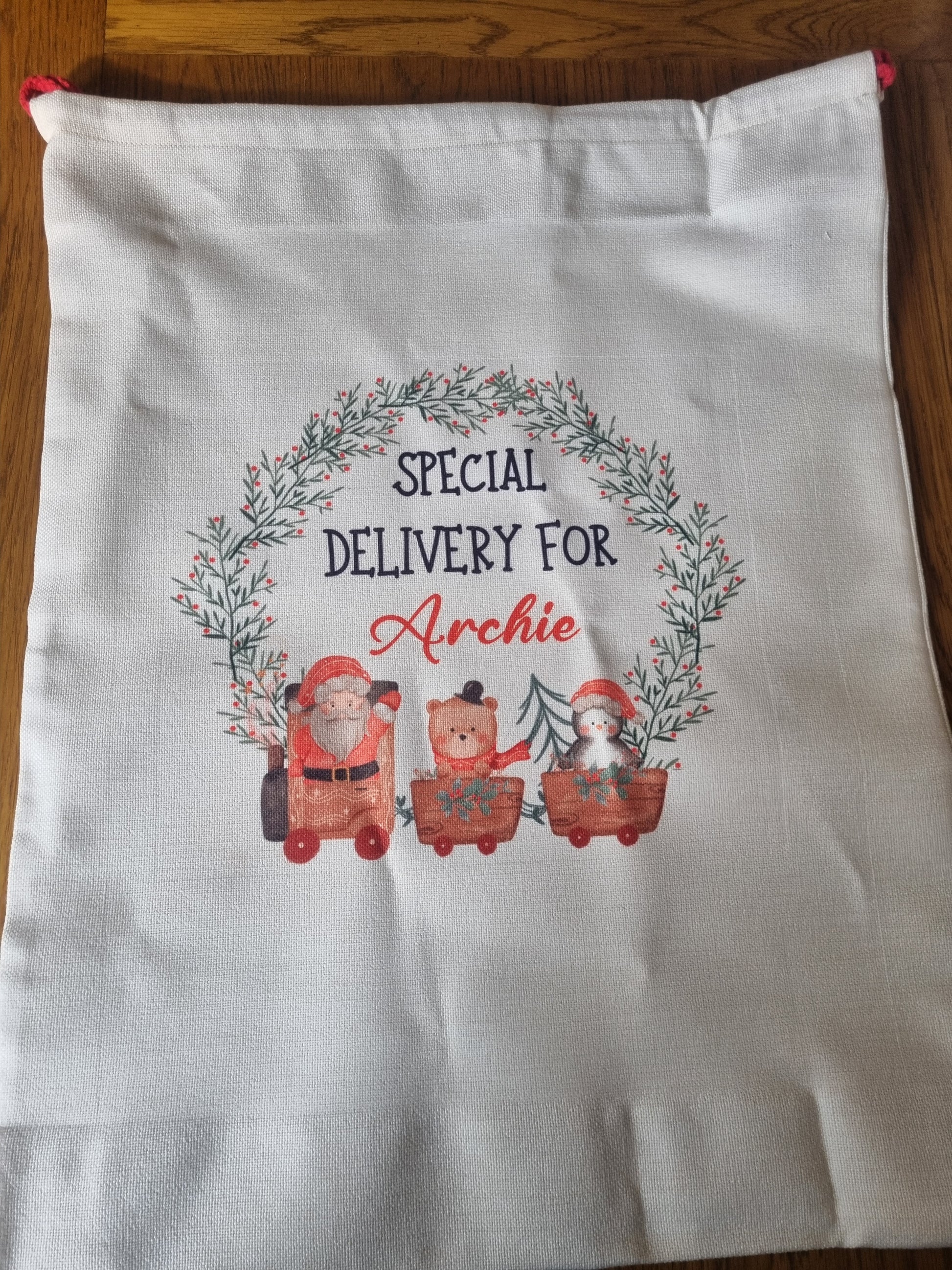 Santa Gift Bag personalised