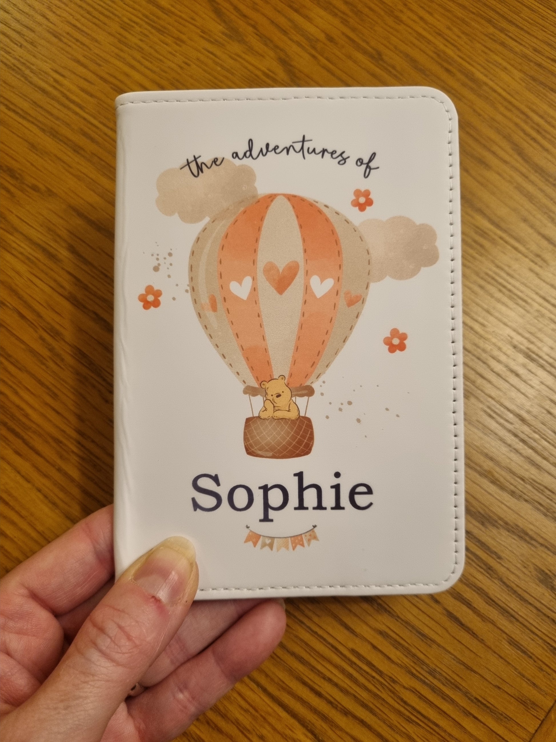 personalised passport protective cover