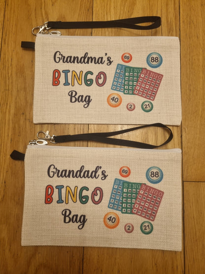 Bingo Bag, Personalised Bingo Gifts For Nan Auntie Mum, Bingo Dabber Pen Bag Pouch, Nan Birthday Gifts, Nanny Gifts, Gift For Auntie Friend