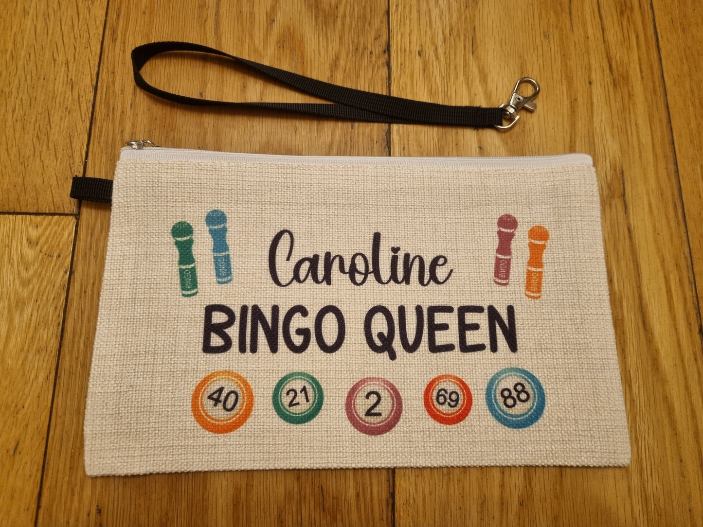 Bingo Bag, Personalised Bingo Gifts For Nan Auntie Mum, Bingo Dabber Pen Bag Pouch, Nan Birthday Gifts, Nanny Gifts, Gift For Auntie Friend