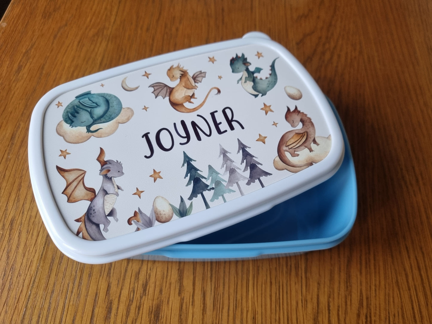 Personalised Snack Box - Kids Lunch Bag - Girls Lunch Box - Dragons Lunch Box - Snack Tub - Boys Lunch Box - Personalised Lunch Box