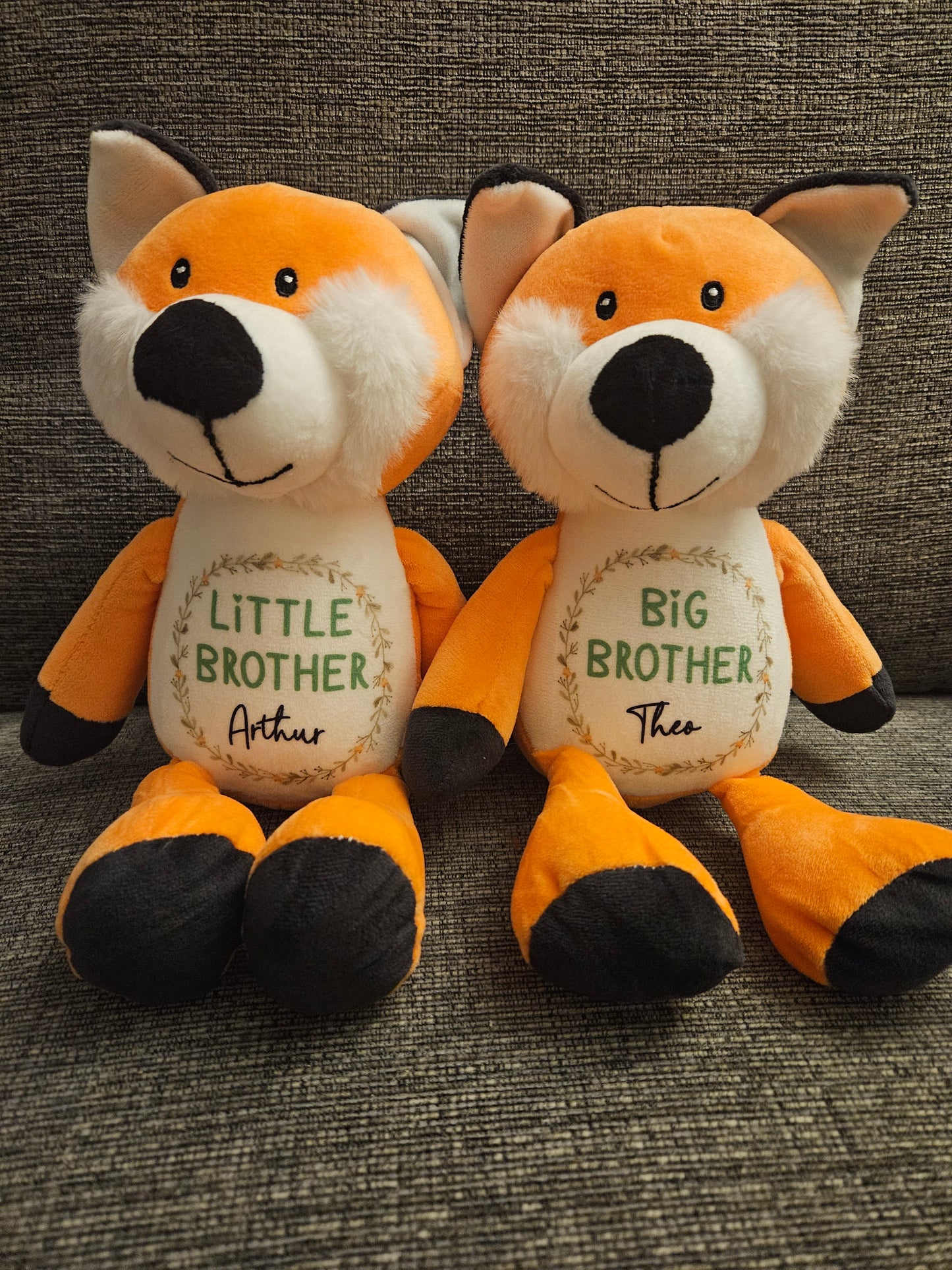 Sibling Teddy. Gift for brothers and sisters. Soft toy for kids. Personalised Gift for kids.