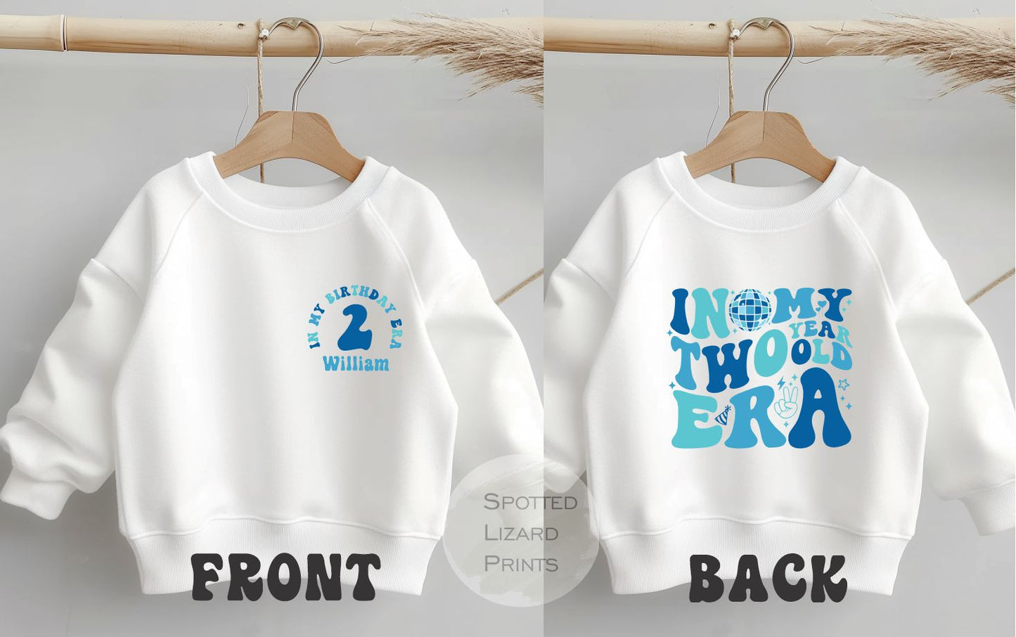 Personalised in my end Birthday Era Birthday T-shirt, 2nd Birthday shirt, two today Birthday Girl t-shirt, 2 year birthday sweatshirt