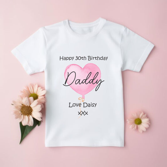 Happy 30th Birthday DADDY Baby Outfit (First Birthday 1st Birthday Daddy Dad Birthday l New Dad Gift | Love My Dad)