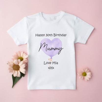 Happy 30th Birthday MUMMY Baby Outfit (First Birthday 1st Birthday Mummy Mum Birthday l New Mum Gift | Love My Mum)