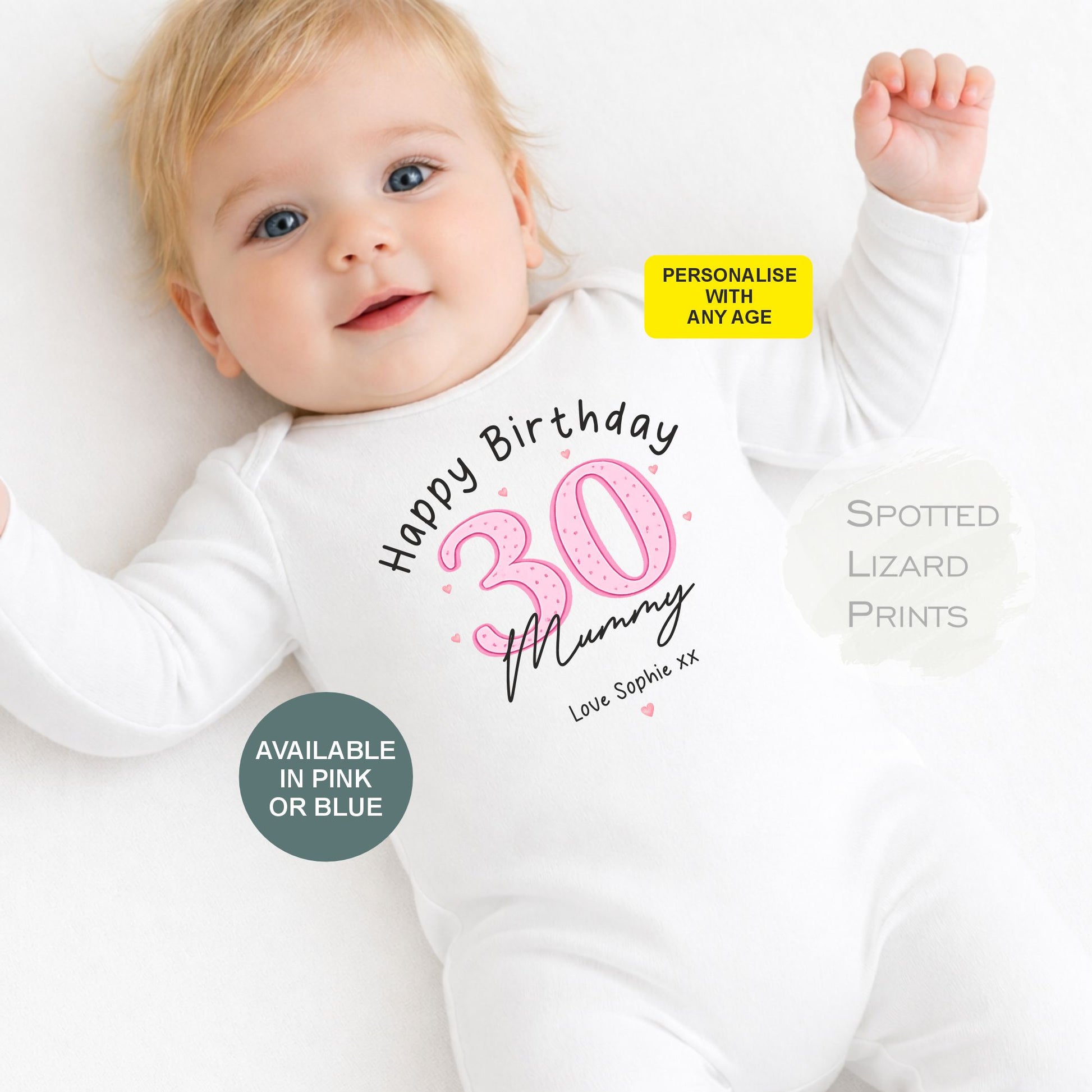 Happy 40th Birthday Mummy Outfit, Happy Birthday Mummy, Mummy 30th Birthday Gift, Happy Birthday Mummy Vest, 30th Birthday mummy