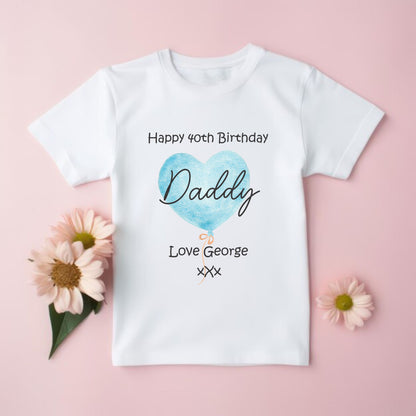 Happy 40th Birthday DADDY Baby Outfit (First Birthday 1st Birthday Daddy Dad Birthday l New Dad Gift | Love My Dad)