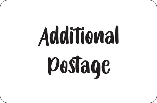 additional postage