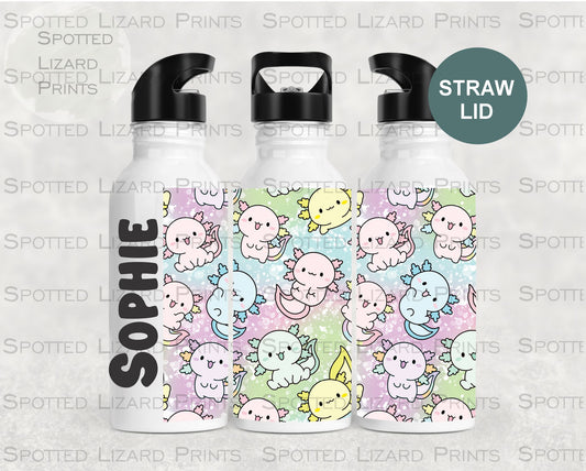 Axolotl water bottle