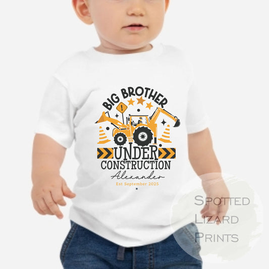 Big Brother Personalised T-shirt | Big Bro Announcement | Big Brother Gift | Sibling Announcement | Promoted to Big Brother