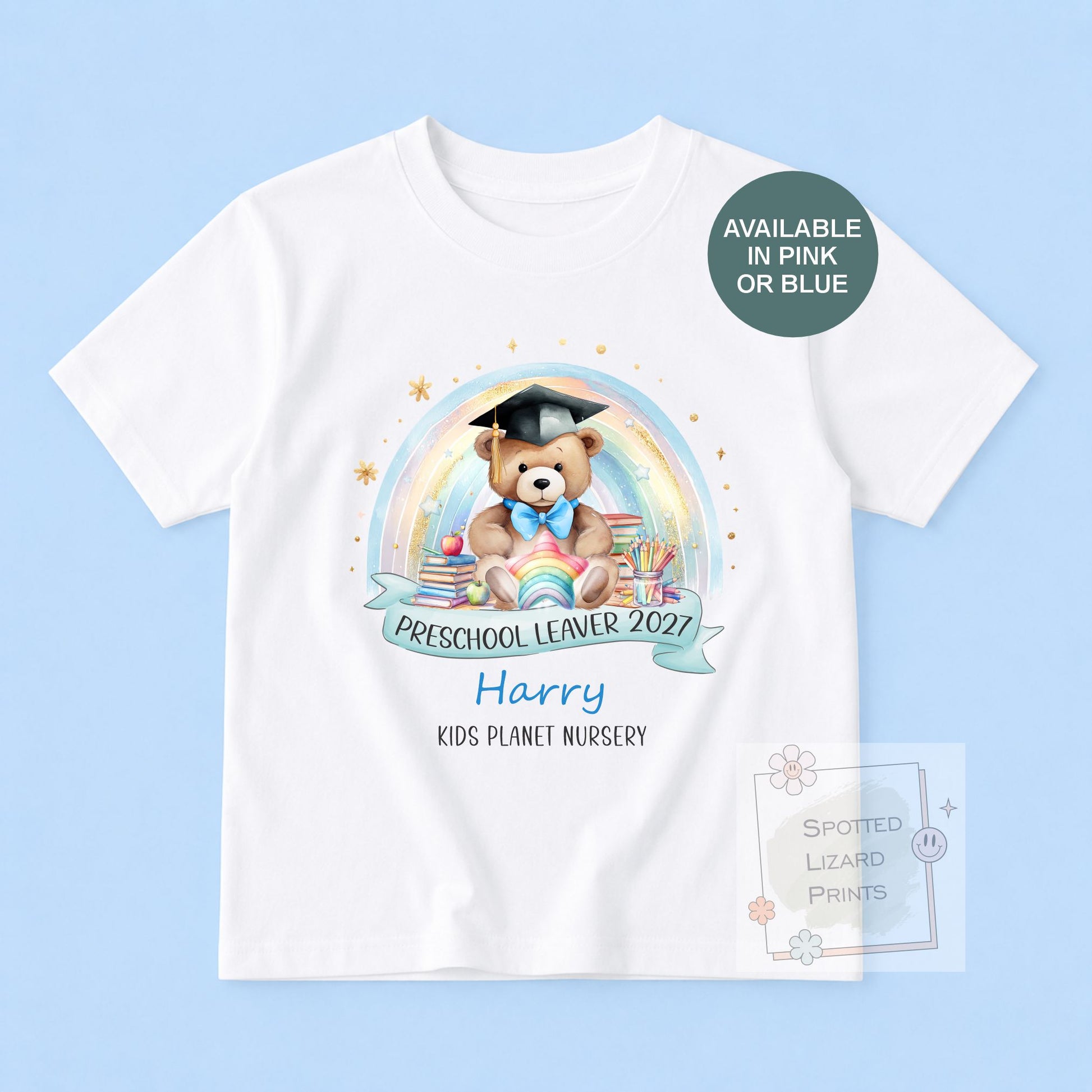 Childminder graduation T-Shirt - Personalised School Graduation T-Shirt - Nursery leaver T-Shirt - School Leaver T-Shirt