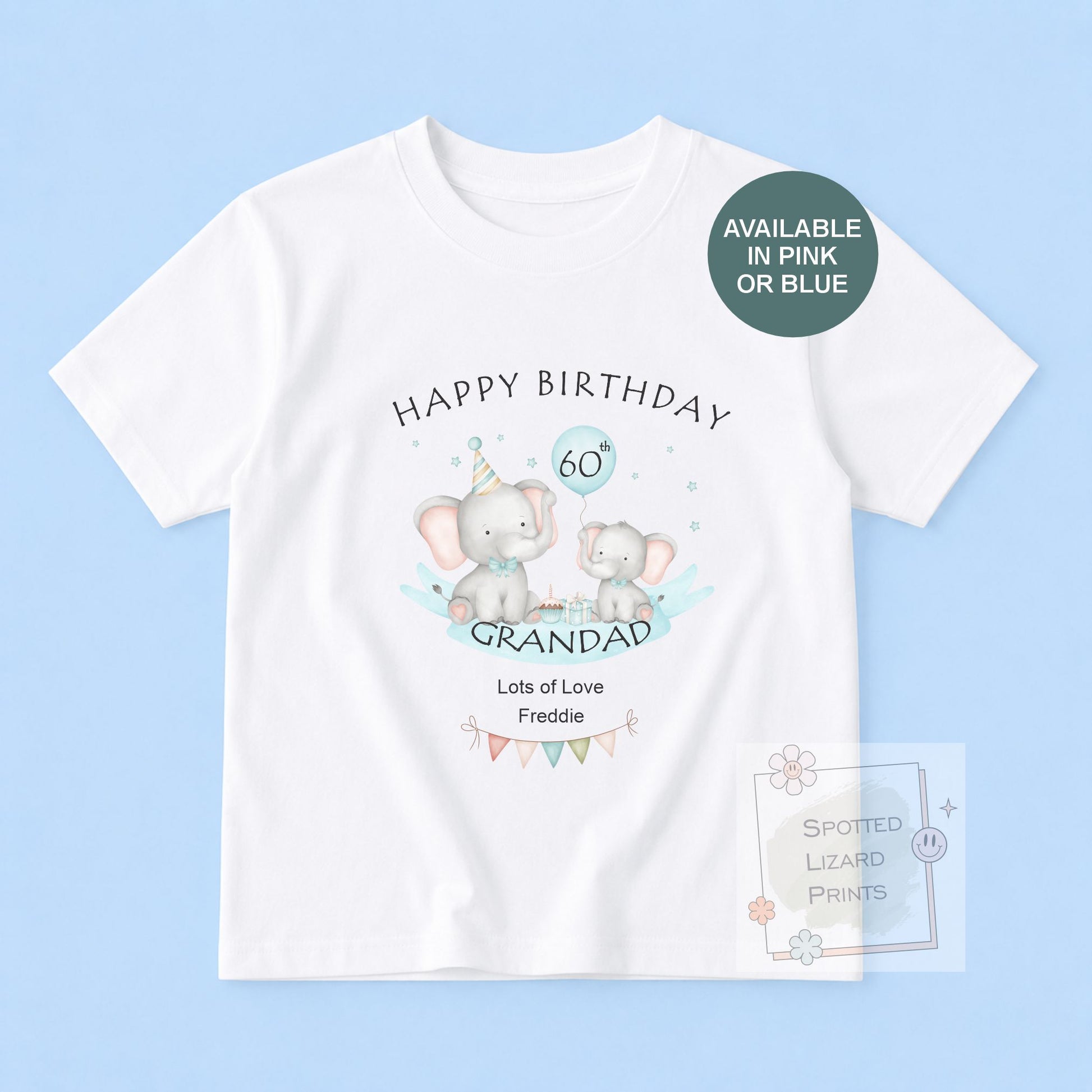 Personalised Grandad Birthday Baby Outfit, 60th 70th 80th Grandad Gift, Baby Vest Sleepsuit T-Shirt, Happy Birthday Grandpa from Baby