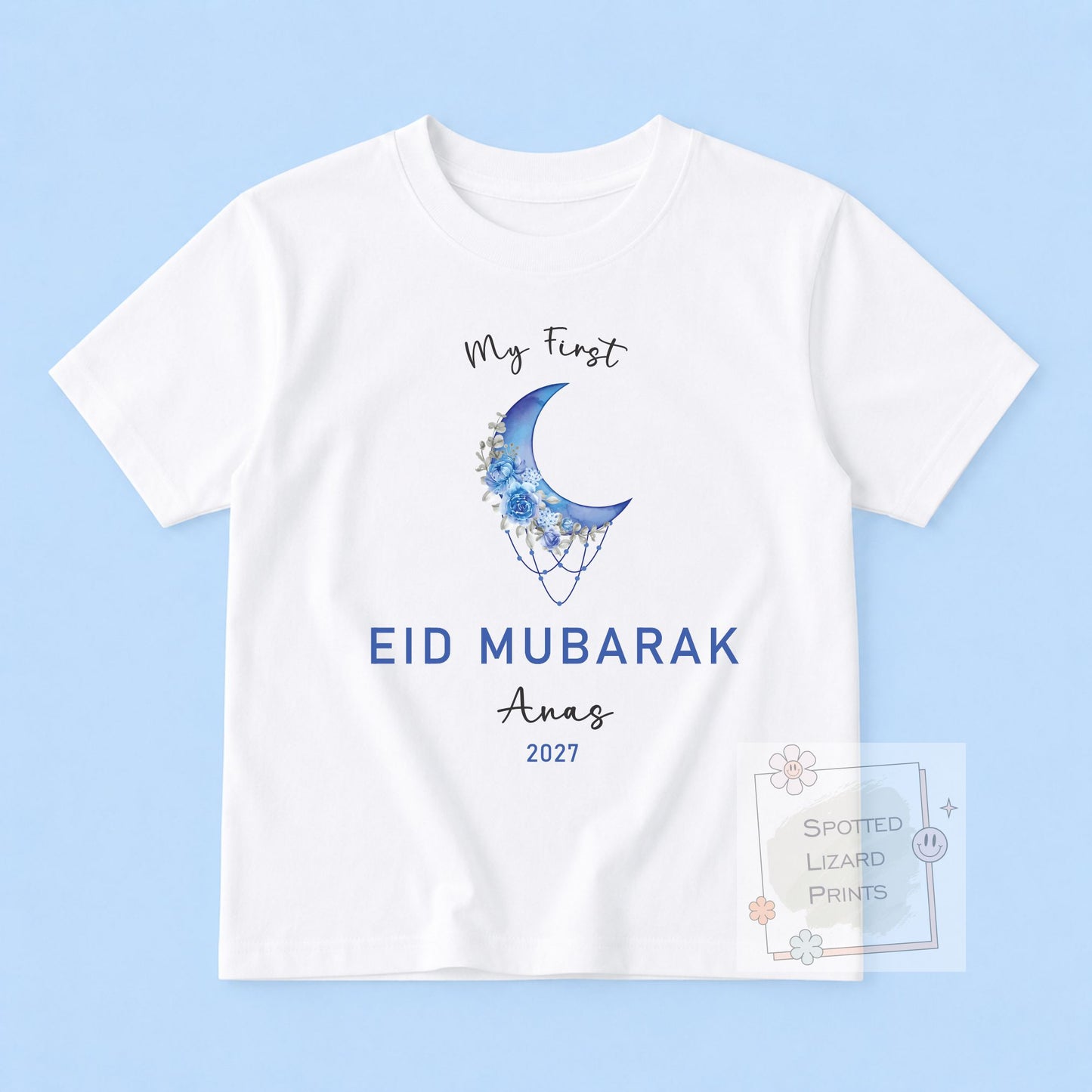 My First Eid Mubarak Baby Bodysuit | Personalized Baby Eid Outfit | Eid al-Fitr or Eid al-Adha | First Eid Gift | Ramadan Baby Sleepsuit