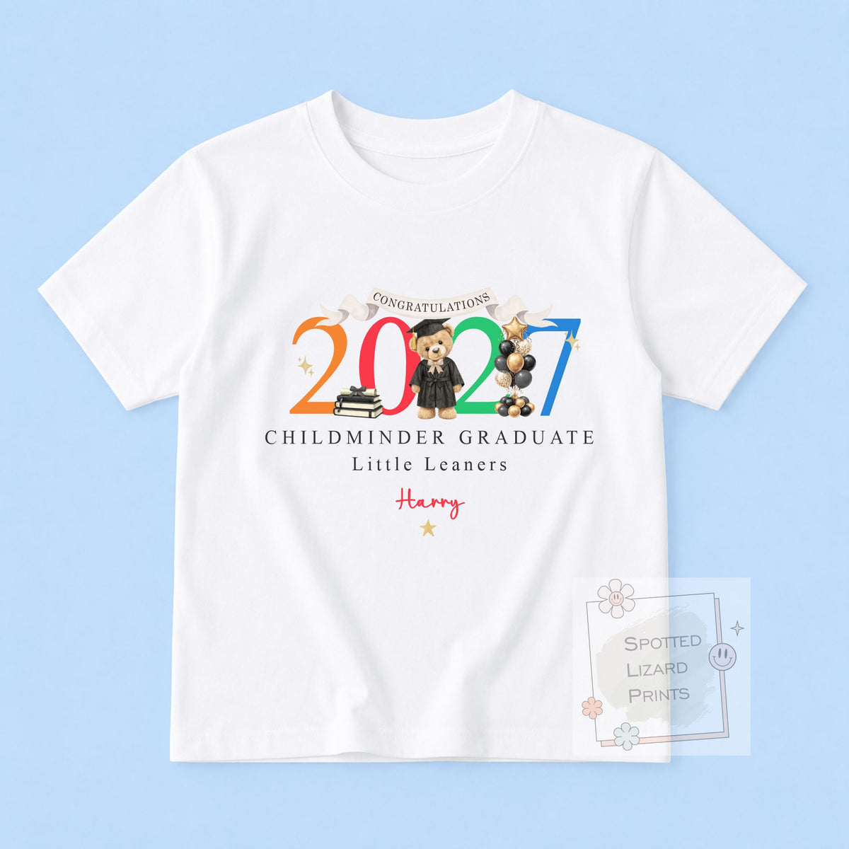 Nursery graduation T-Shirt - Personalised School Graduation T-Shirt - Nursery leaver T-Shirt - School Leaver T-Shirt