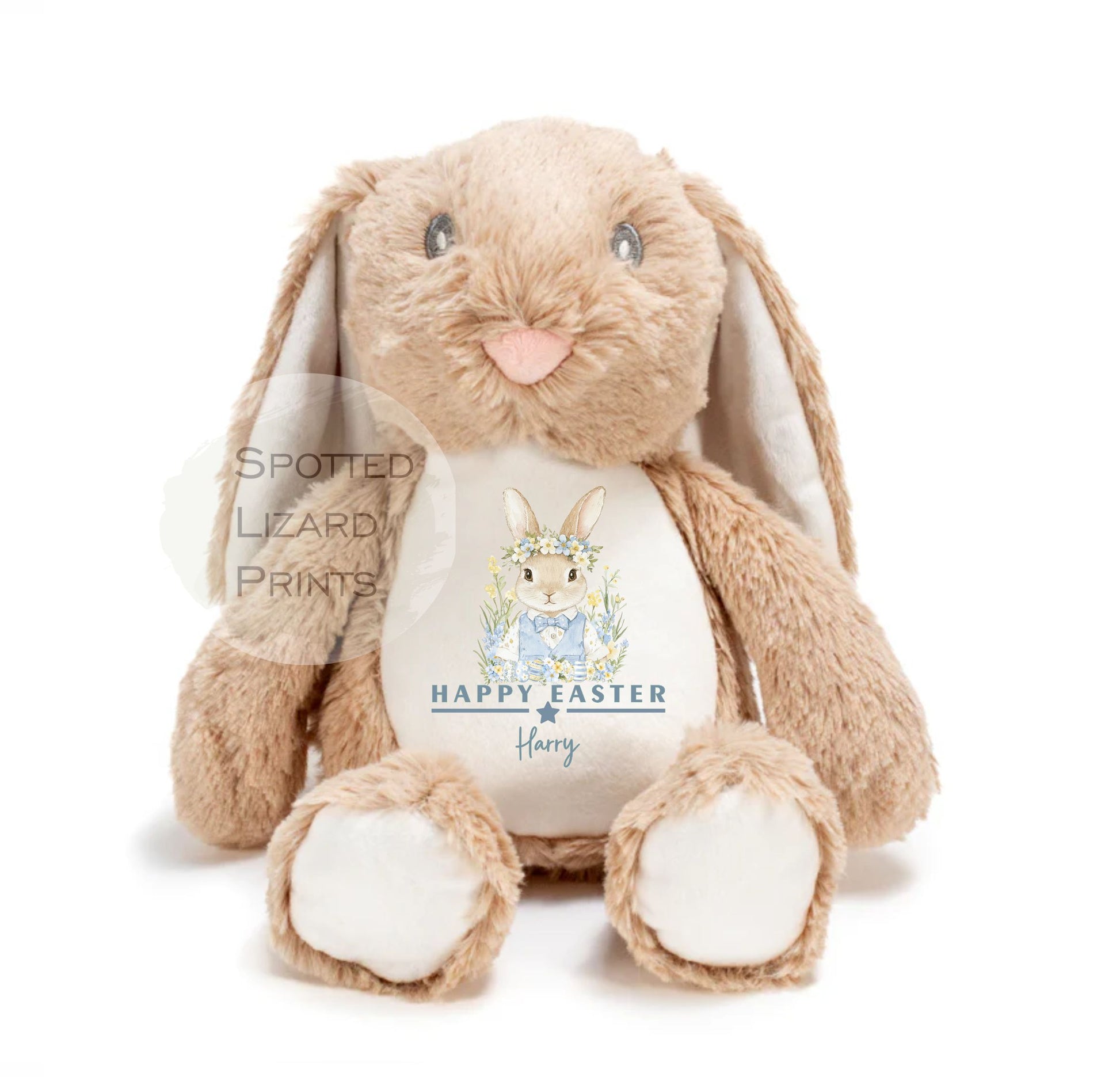 Personalised easter bunny teddy