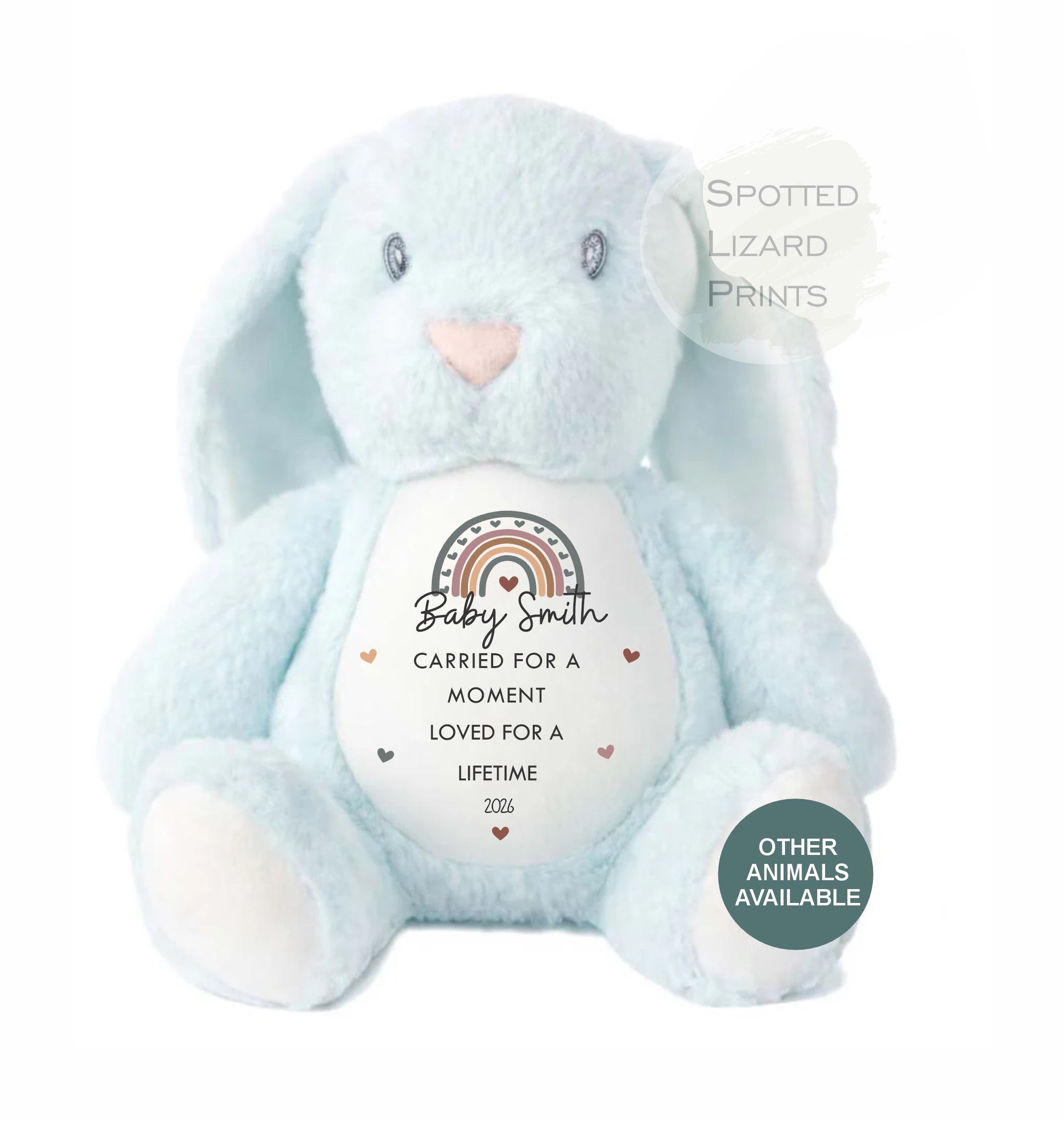 personalised baby loss teddy