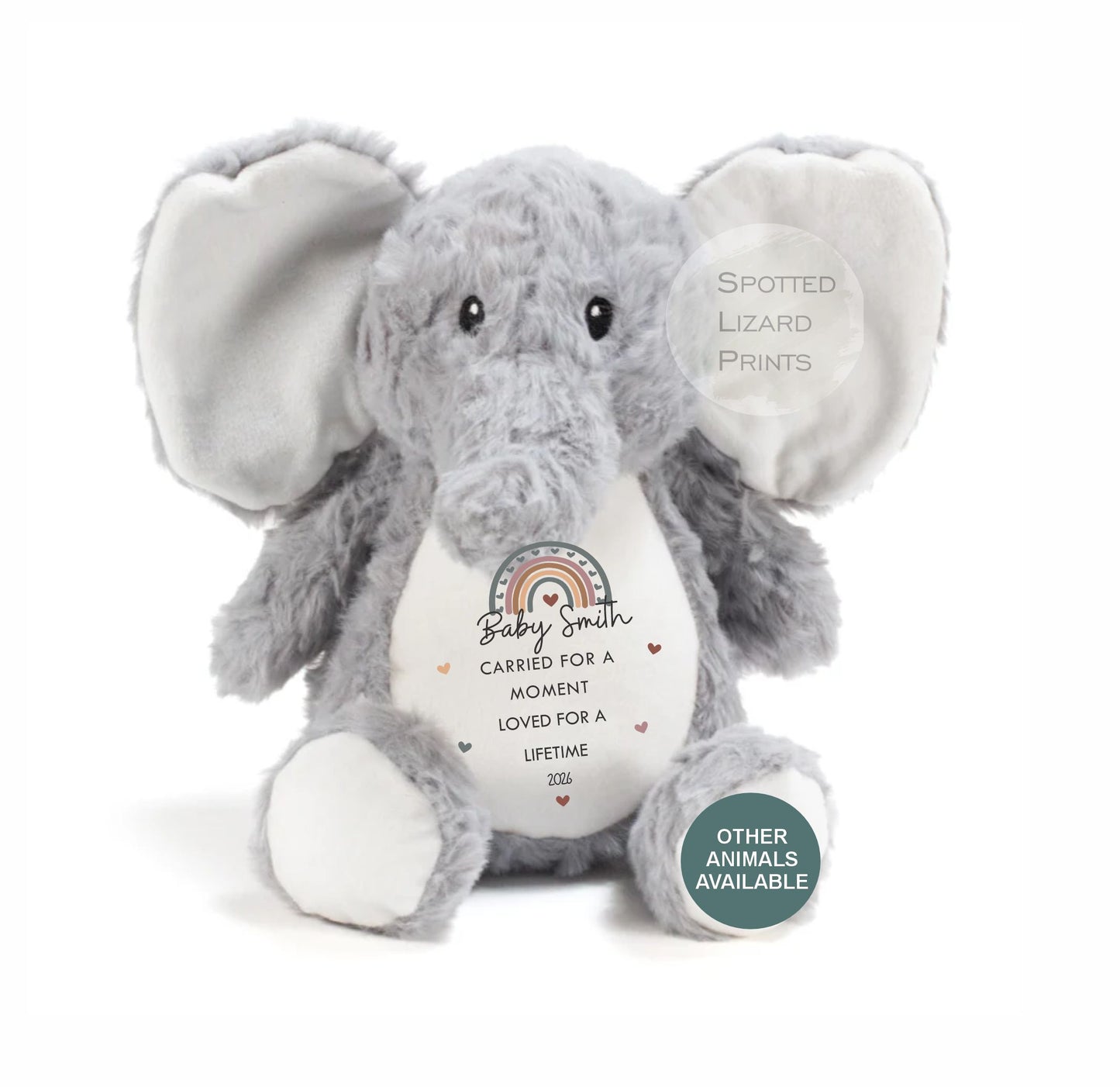 personalised baby loss teddy