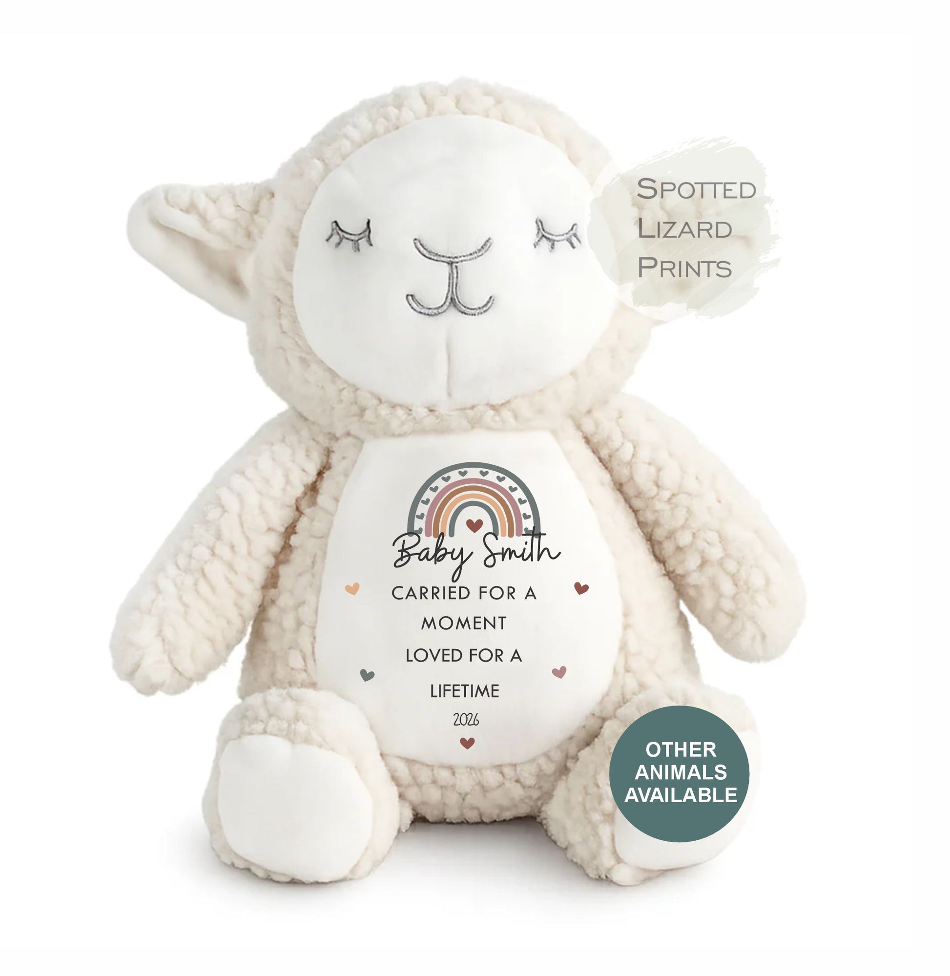 personalised baby loss teddy