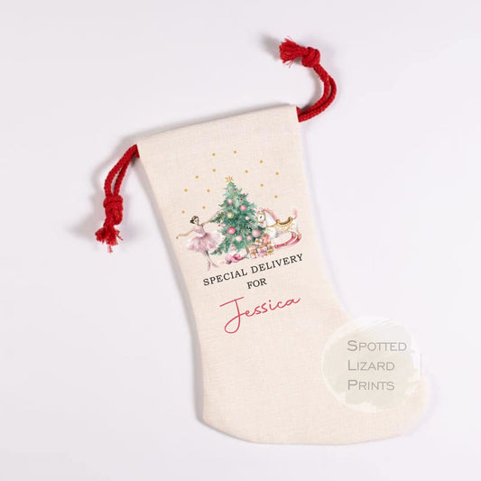 Personalised Christmas Stocking - Santa Stocking - Personalised Stocking - Family Stockings