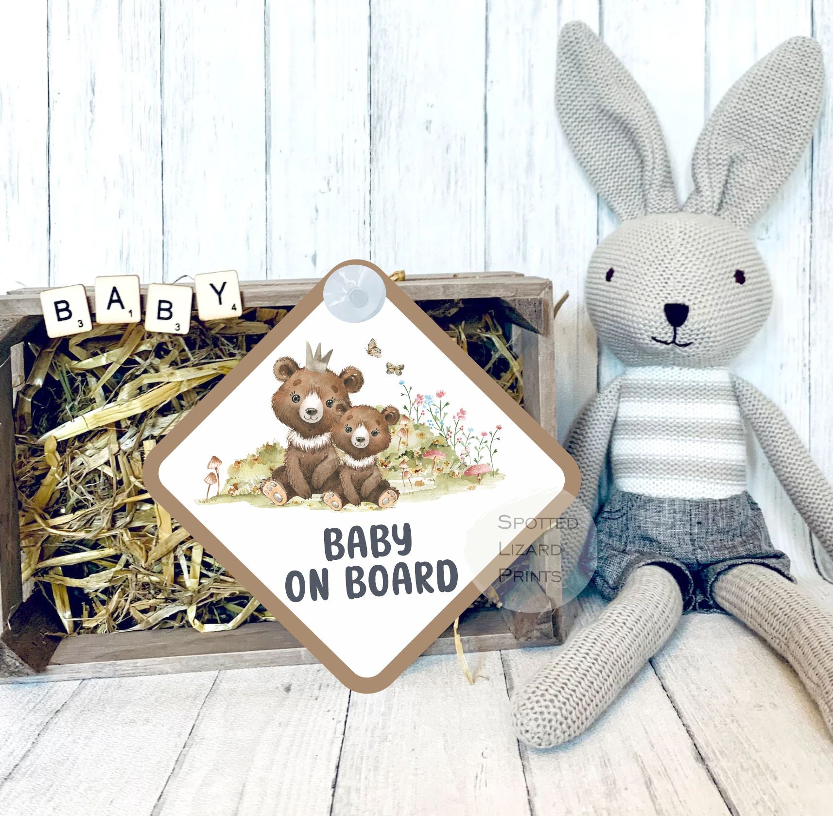 Baby on board Bear sign