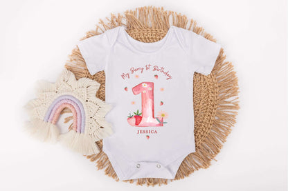 my first birthday baby vest