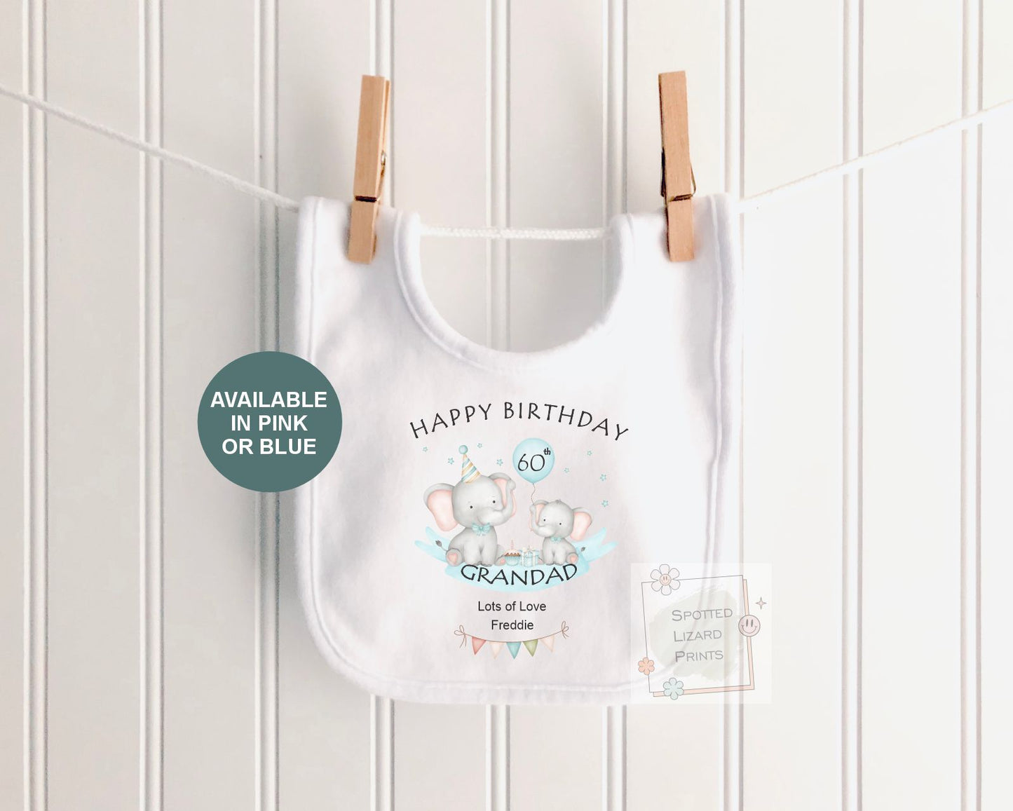 Personalised Grandad Birthday Baby Outfit, 60th 70th 80th Grandad Gift, Baby Vest Sleepsuit T-Shirt, Happy Birthday Grandpa from Baby