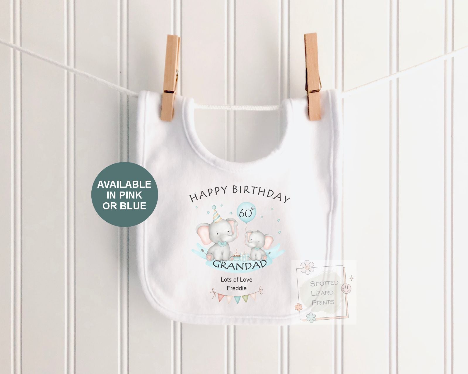 Personalised Grandad Birthday Baby Outfit, 60th 70th 80th Grandad Gift, Baby Vest Sleepsuit T-Shirt, Happy Birthday Grandpa from Baby