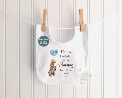 Personalised First Birthday as My Mummy Bodysuit, Baby First Birthday Outfit, Custom Birthday Baby Vest, Baby Gift from Son or Daughter