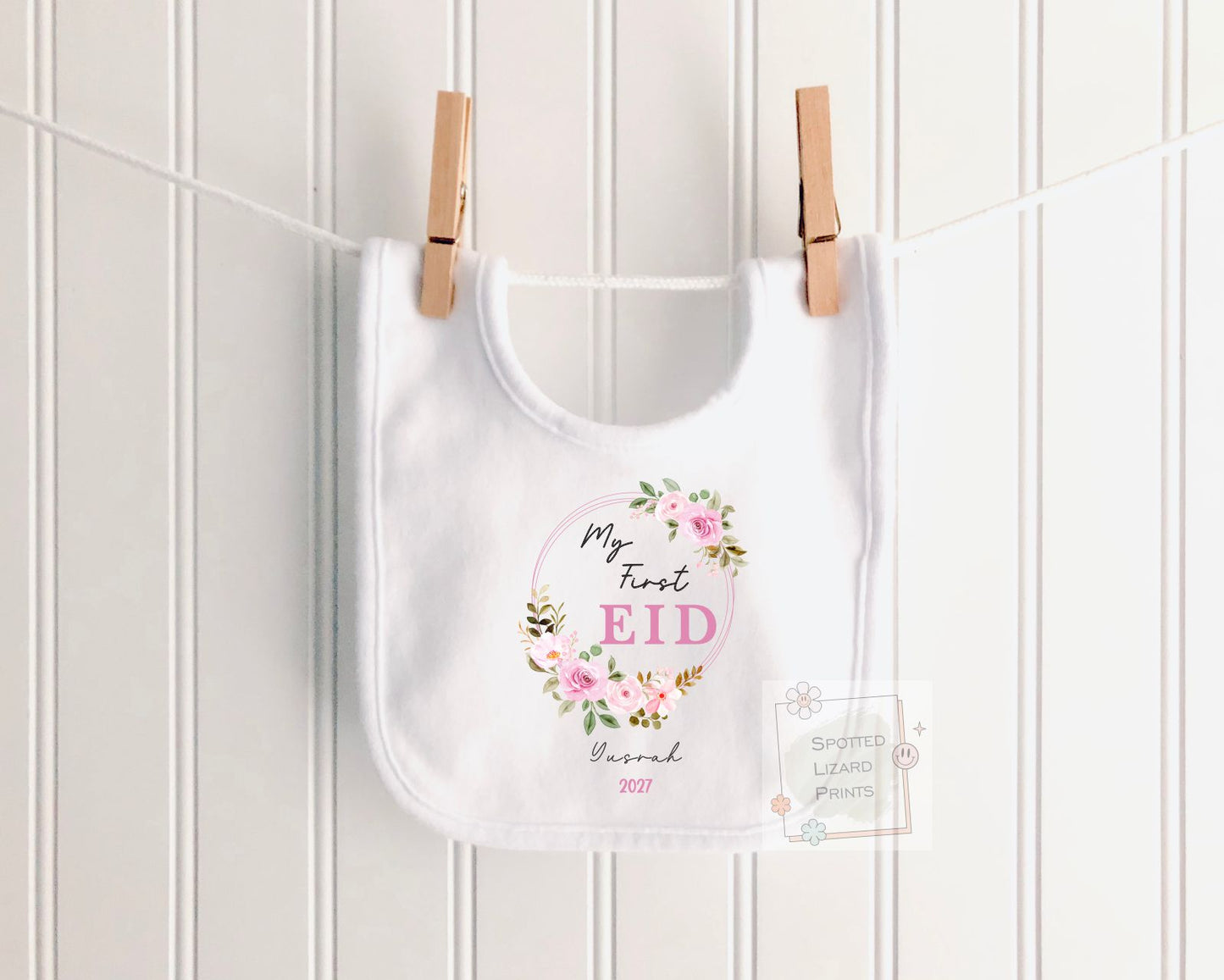 My First Eid Mubarak Baby Bodysuit | Personalized Baby Eid Outfit | Eid al-Fitr or Eid al-Adha | First Eid Gift | Ramadan Baby Sleepsuit