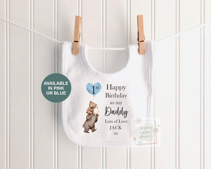 Personalised First Birthday as My Daddy Baby Vest | Daddy Birthday Gift From Baby | Custom Baby Bodysuit Sleepsuit | Daddy Birthday Outfit